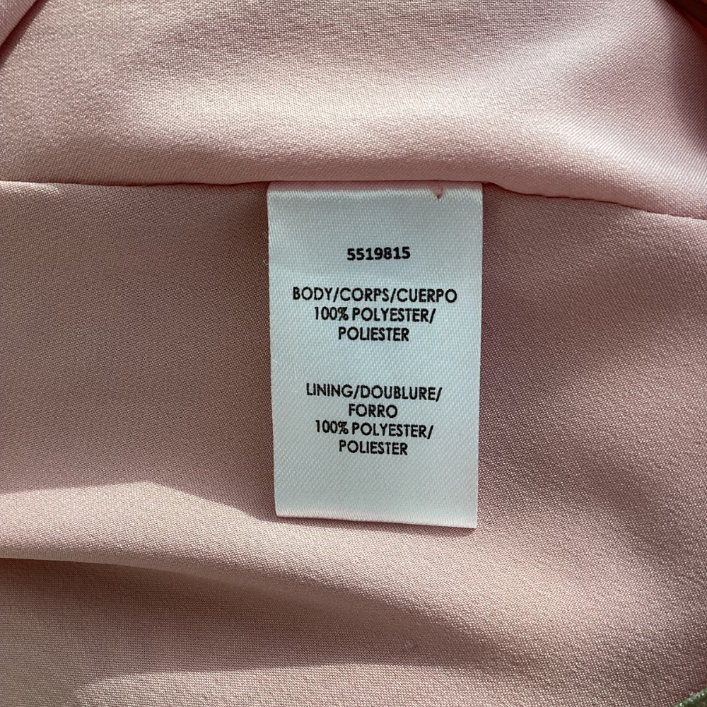 Kay Unger Dress Lani midi sleeveless pink / lavender,floral size 4 - Picture 9 of 10